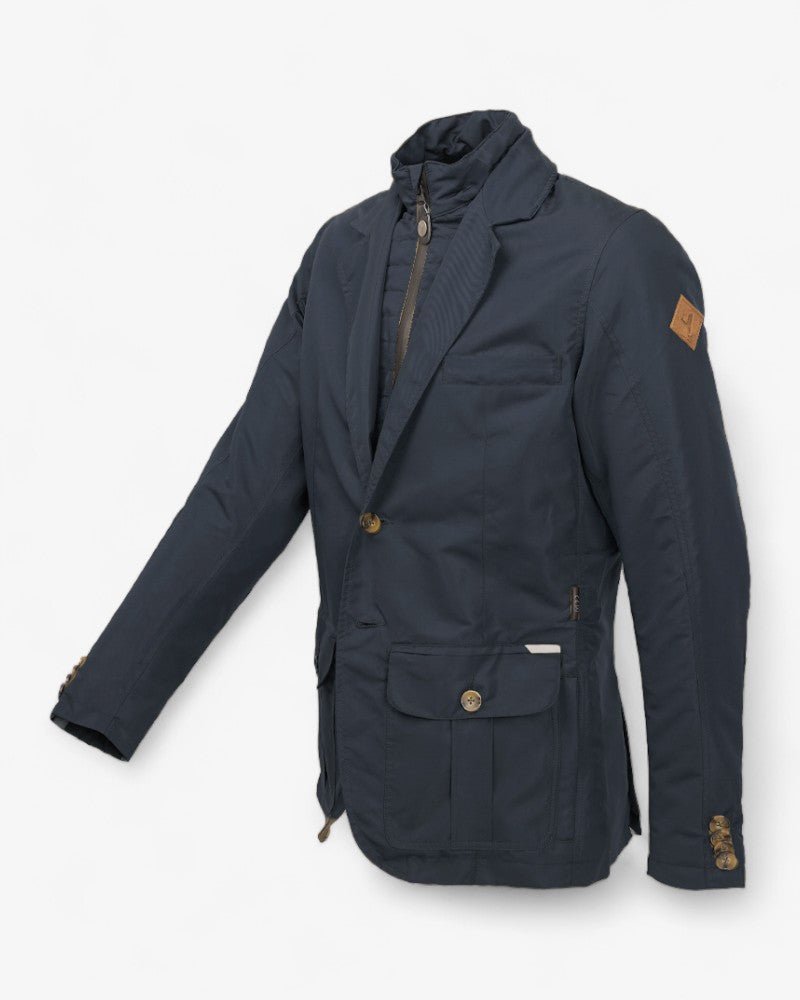 By City Haute Couture Motorcycle Jacket in Blue