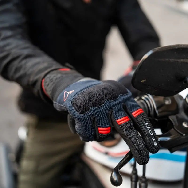 By City Heko Gloves | Ventilated Motorcycle Gloves with Knuckle Protection available at Veloce Club