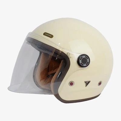 By City Metropolitan Helmet in Gloss Cream | Veloce Club