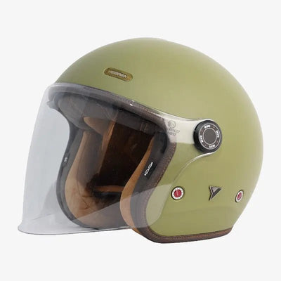 By City Metropolitan Green Open Face Helmet | Veloce Club
