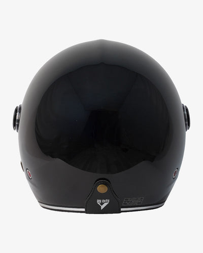 By City Metropolitan Matt Black Open Face Helmet | Veloce Club