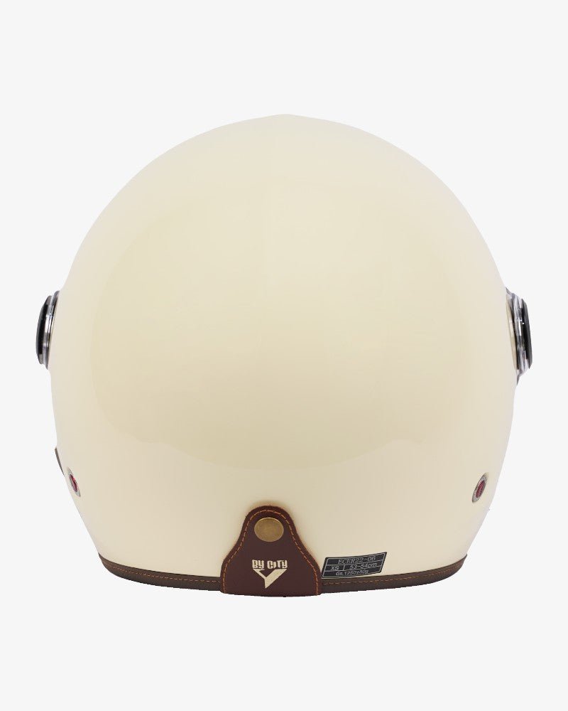 By City Metropolitan Helmet in Gloss Cream | Veloce Club
