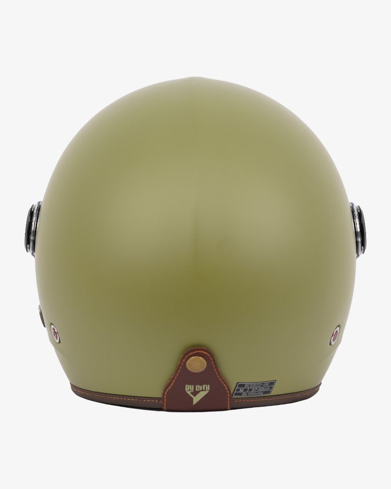 By City Metropolitan Green Open Face Helmet | Veloce Club