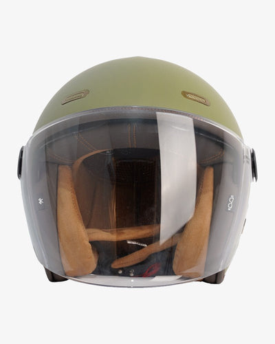 By City Metropolitan Green Open Face Helmet | Veloce Club