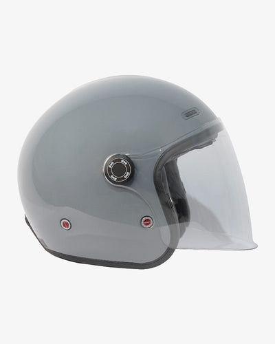 By City Metropolitan Grey Open Face Helmet | Veloce Club