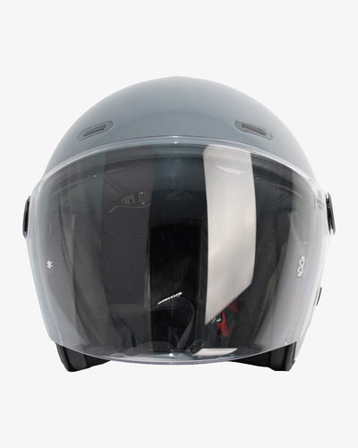 By City Metropolitan Grey Open Face Helmet | Veloce Club
