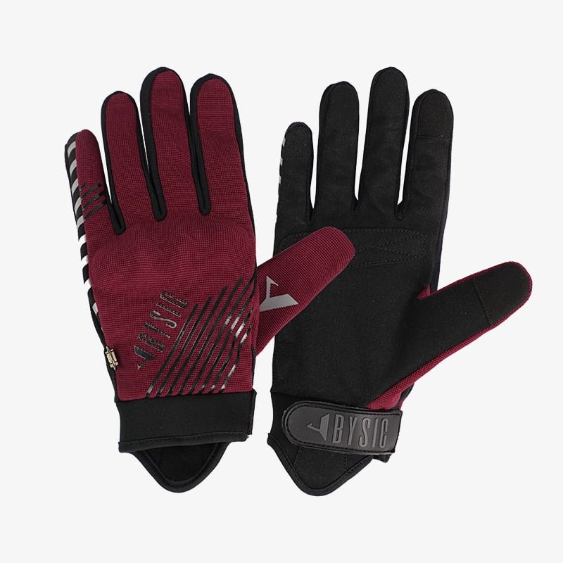 By City Moscow Women's Motorcycle Gloves Burgundy