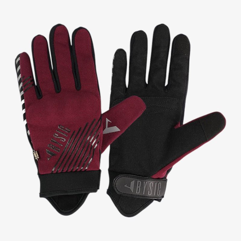 By City Moscow Women's Motorcycle Gloves Burgundy