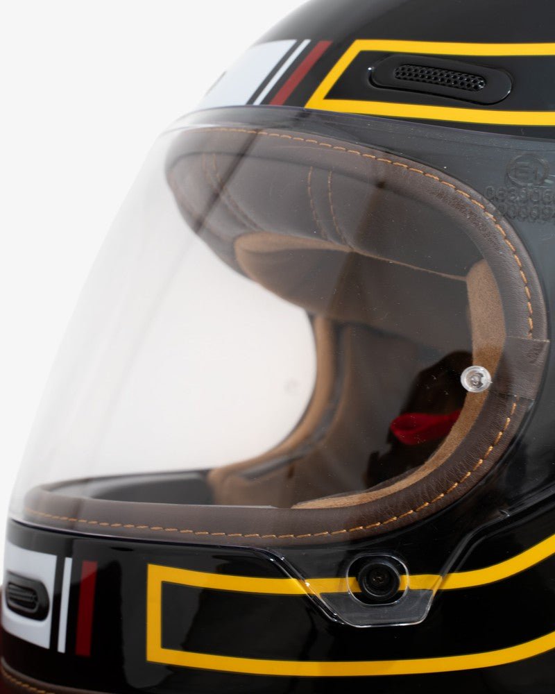 By City Roadster III Fusion Helmet - Black/Yellow - available at Veloce Club