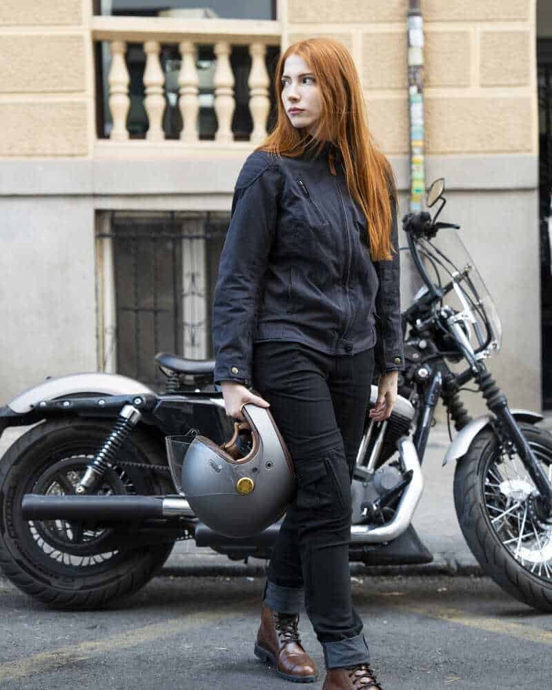 By City Spring III Ladies Motorcycle Jacket  in Blue | Veloce Club