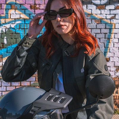 By City Sumer Route Lady Motorcycle Jacket | Veloce Club
