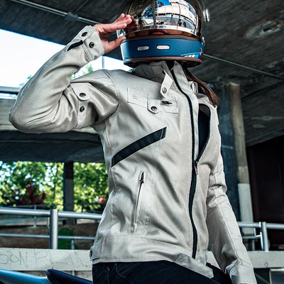 By City Sumer Route Lady Motorcycle Jacket | Veloce Club