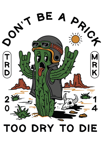Kytone Cactus Club T-shirt in Ecru