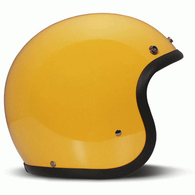 DMD Jet Retro Yellow Open face Helmet | Veloce Club