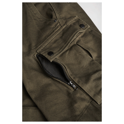 Pando Moto Mark AAA Cargo Pants in Olive | Veloce Club