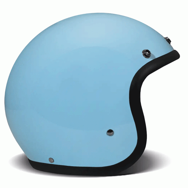 DMD Jet Retro Light Blue Open face Helmet | Veloce Club