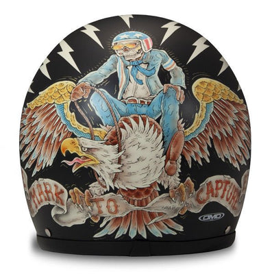 DMD Jet Retro Eagle Open face Helmet | Veloce Club