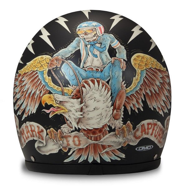 DMD Jet Retro Eagle Open face Helmet | Veloce Club