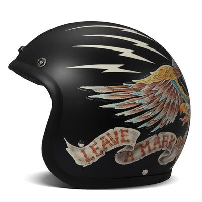 DMD Jet Retro Eagle Open face Helmet | Veloce Club