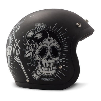 DMD Jet Retro Sin Fin Open face Helmet | Veloce Club