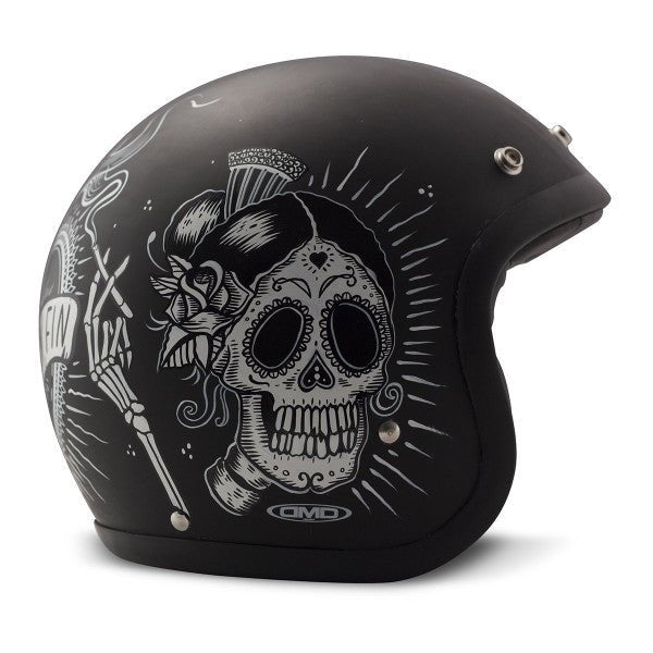 DMD Jet Retro Sin Fin Open face Helmet | Veloce Club