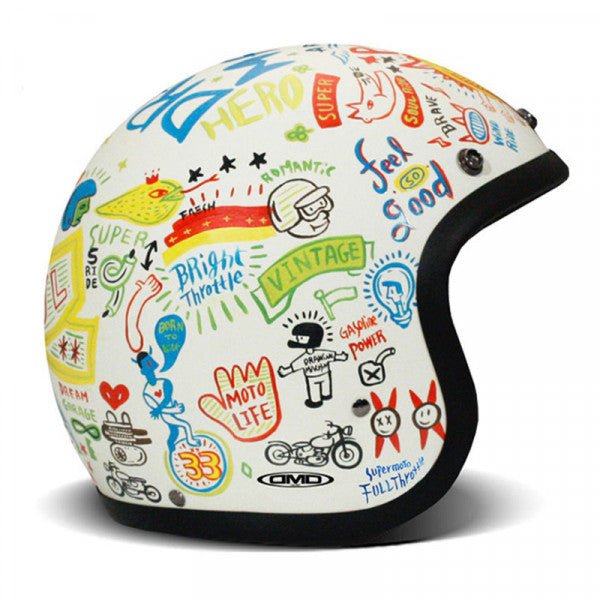 DMD Jet Retro Soul Open face Helmet | Veloce Club