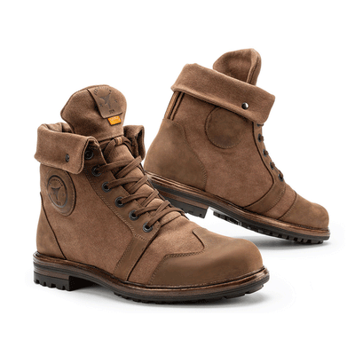 Stylmartin Smith Air Brown Motorcycle Boots | CE Riding Boots
