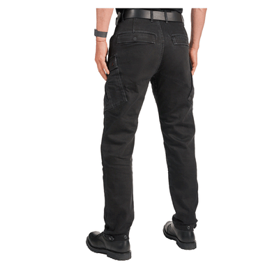 Pando Moto Mark AAA Cargo Pants in Black | Veloce Club