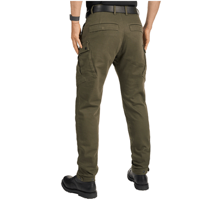Pando Moto Mark AAA Cargo Pants in Olive | Veloce Club