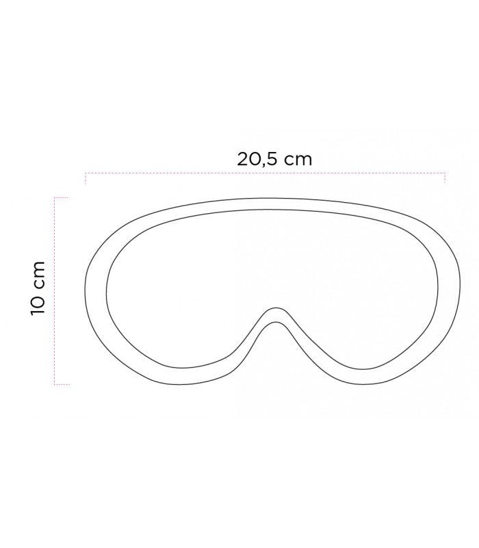 Ethen Scrambler Goggles - Orange stripes