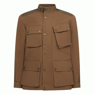 Belstaff Trackmaster Ultracore 8oz Jacket - Sand | Veloce Club