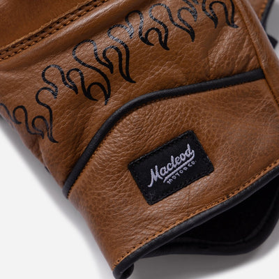 Macleod Motor Co Flame Motorcycle Gloves | Veloce Club