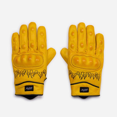 Macleod Motor Co Flame Motorcycle Gloves | Veloce Club