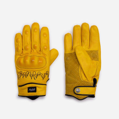 Macleod Motor Co Flame Motorcycle Gloves | Veloce Club