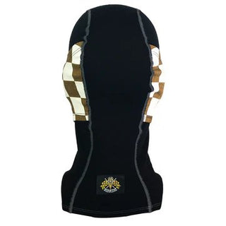 Goldtop Merino Wool Balaclava - Gold & White - available at Veloce Club