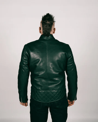 Goldtop The Bobber Jacket in Racing Green - available at Veloce Club