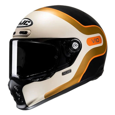 HJC V10 Grape MC7SF Helmet in Gold