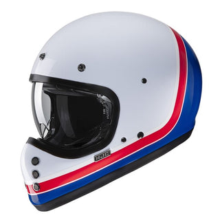HJC V60 Scoby in White / Red / Blue - available at Veloce Club