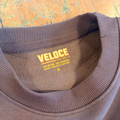 Veloce Club Malibu Motorcycle Sweatshirt in Brown