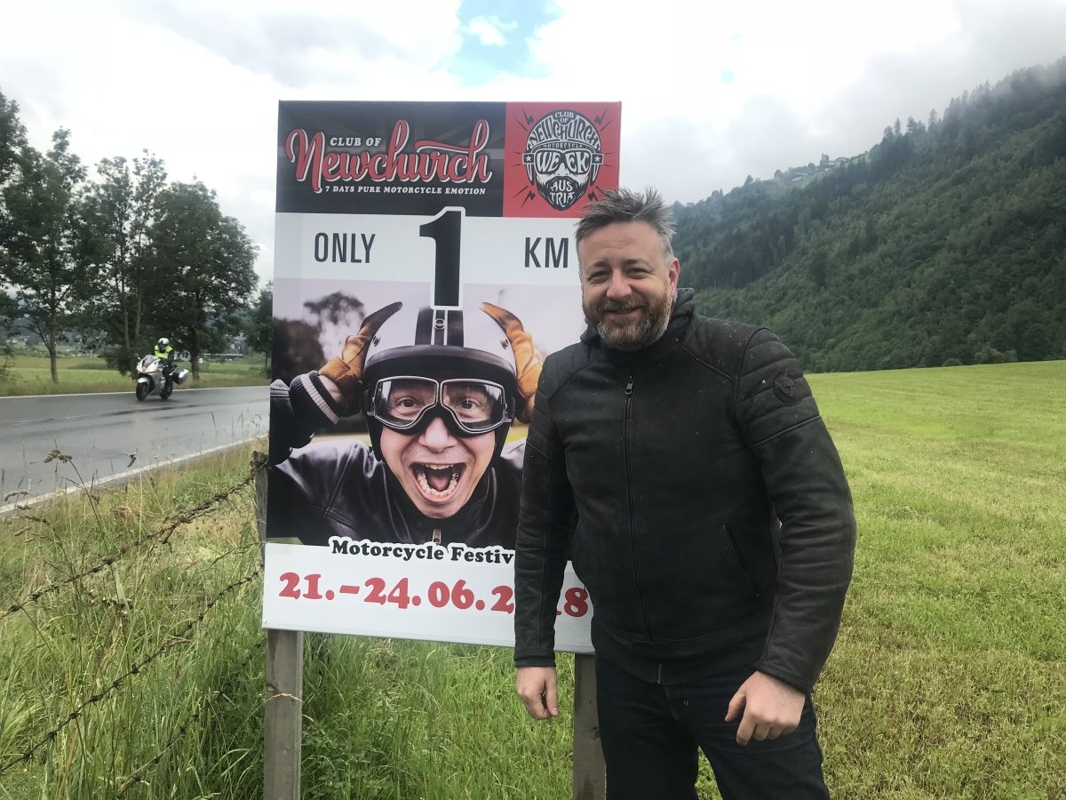 Richard - Veloce Club founder at the Club of Newchurch event in 2018