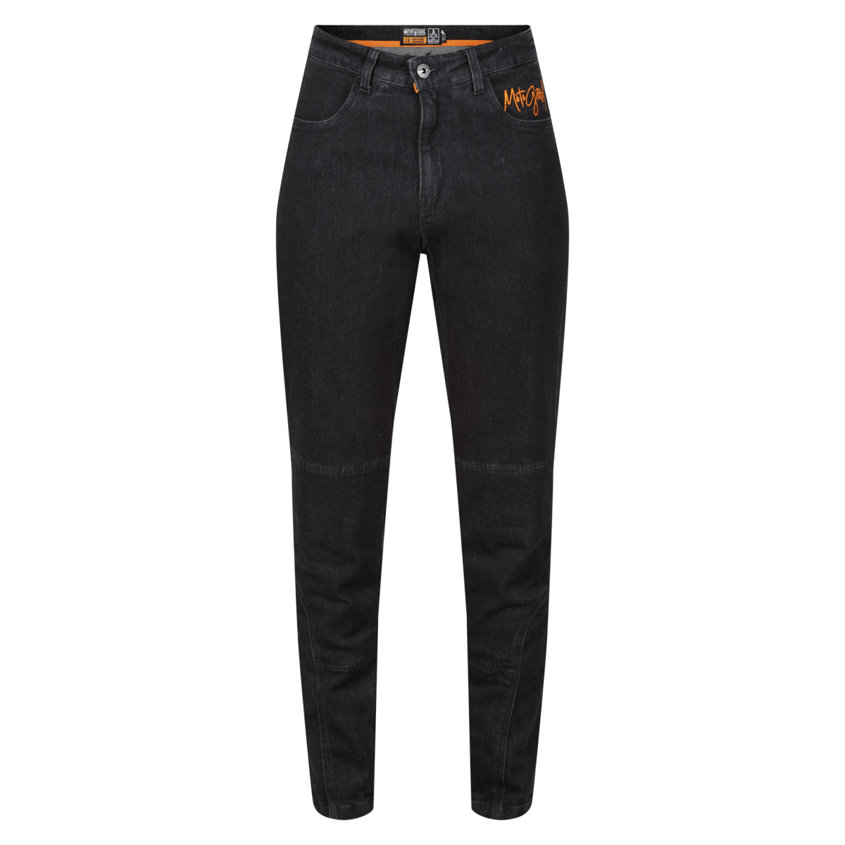 MotoGirl Isla Motorcycle Blue Jeans available at Veloce Club