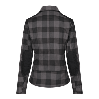 Jessie Flannel Jacket (Grey) - available at Veloce Club