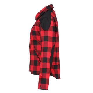 Jessie Flannel Jacket (Red) - available at Veloce Club