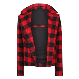 Jessie Flannel Jacket (Red) - available at Veloce Club