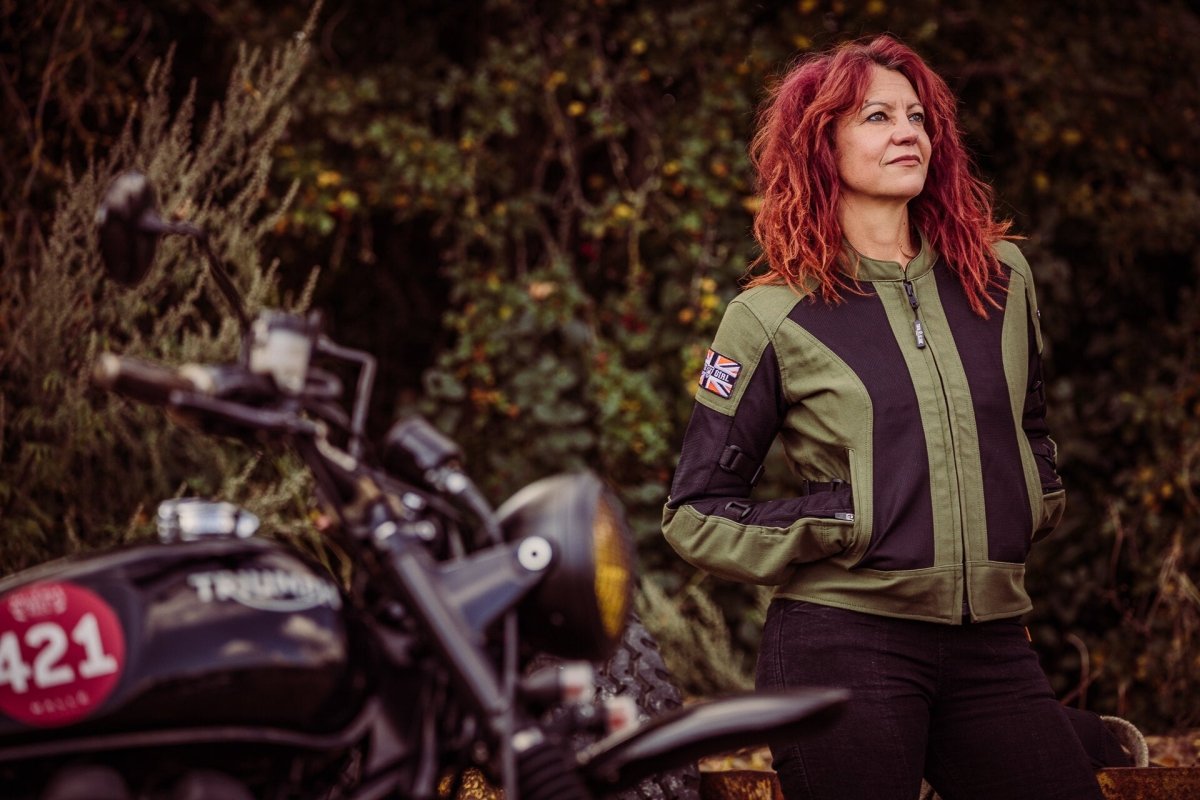 Jodie Jacket (Khaki Green) - available at Veloce Club