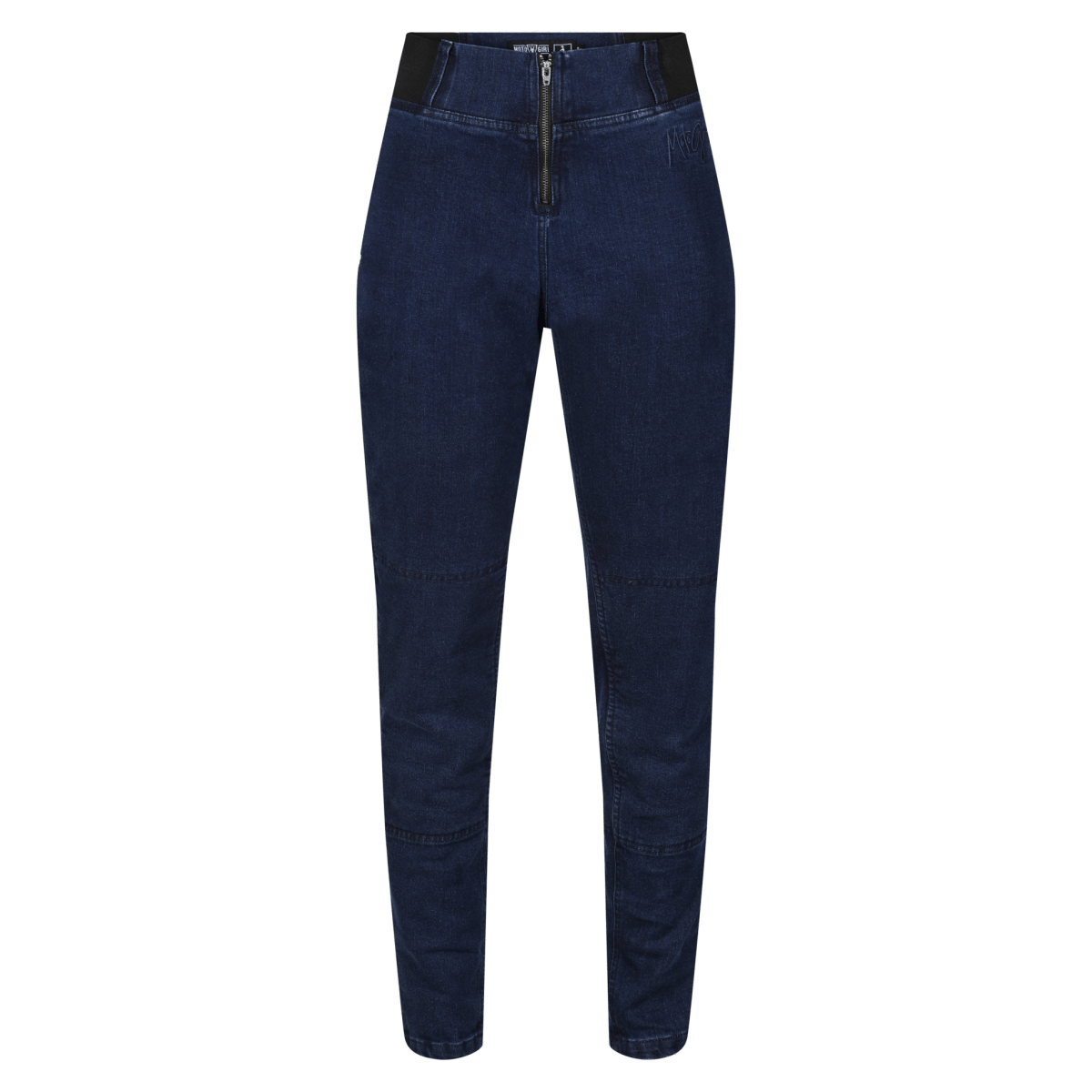 MotoGirl Julia Jeggings in blue available at Veloce Club