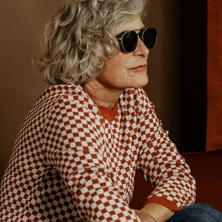 Wildust Sisters Classic Vintage Racing Sweatshirt - Rust | Veloce Club