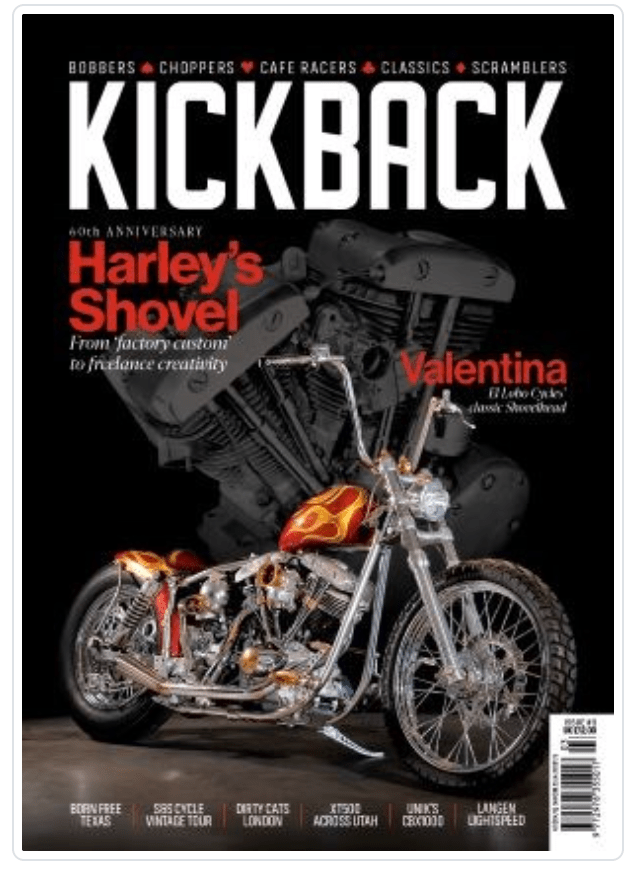 Kickback Magazine UK | Buy Motorcycle Magazine @ Veloce Club