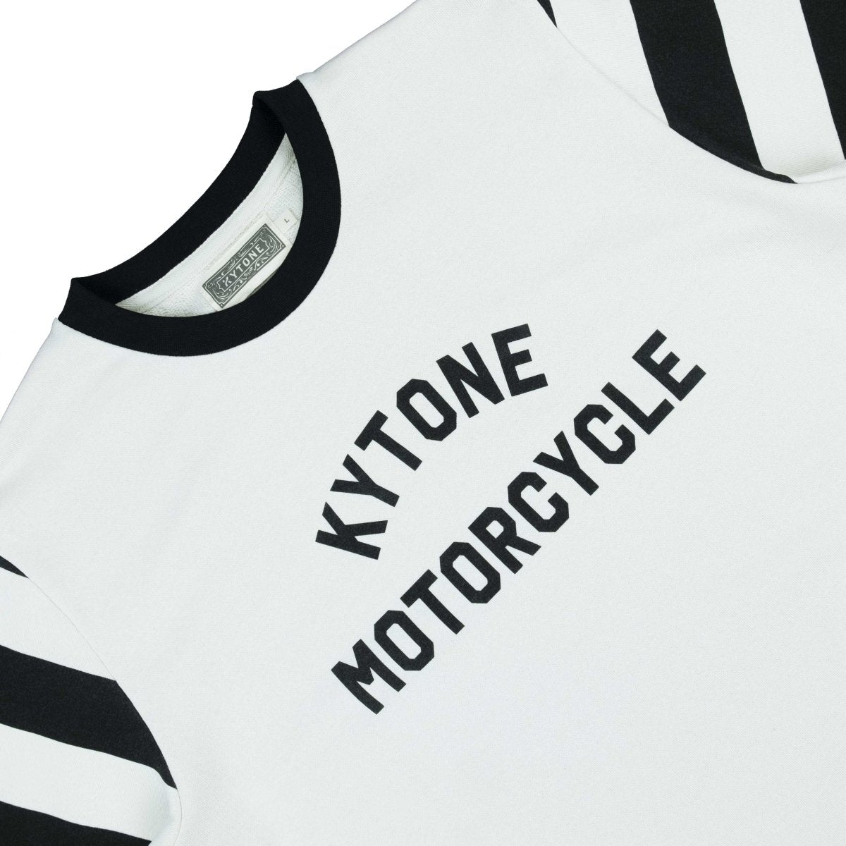 Kytone Bee Crew Sweatshirt White - available at Veloce Club