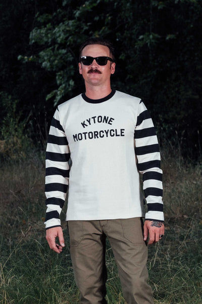 Kytone Bee Crew Sweatshirt White - available at Veloce Club